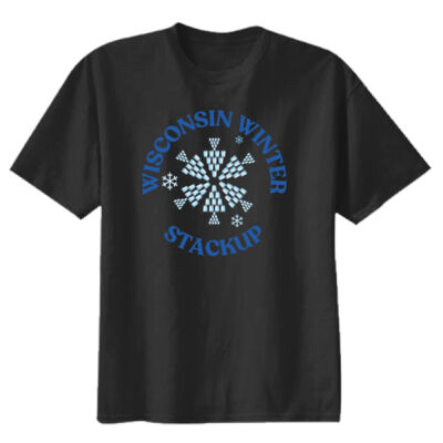 Wisconsin Winter Stackup - Youth Heavy Cotton T-Shirt Thumbnail