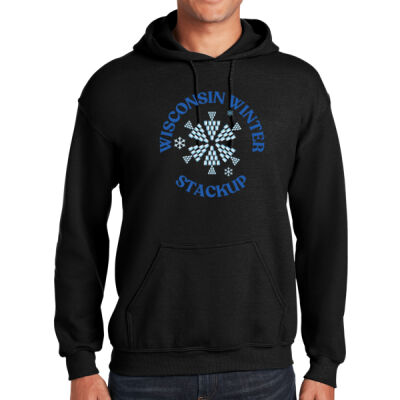 Wisconsin Winter Stackup - Heavy Blend Hooded Sweatshirt Thumbnail