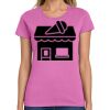 Ladies Heavy Cotton 100% Cotton T Shirt Thumbnail