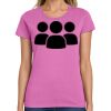 Ladies Heavy Cotton 100% Cotton T Shirt Thumbnail