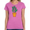 Ladies Heavy Cotton 100% Cotton T Shirt Thumbnail