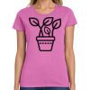 Ladies Heavy Cotton 100% Cotton T Shirt Thumbnail