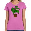 Ladies Heavy Cotton 100% Cotton T Shirt Thumbnail