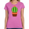 Ladies Heavy Cotton 100% Cotton T Shirt Thumbnail