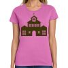 Ladies Heavy Cotton 100% Cotton T Shirt Thumbnail