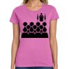 Ladies Heavy Cotton 100% Cotton T Shirt Thumbnail