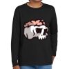 Youth Heavy Cotton 100% Cotton Long Sleeve T Shirt Thumbnail