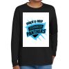 Youth Heavy Cotton 100% Cotton Long Sleeve T Shirt Thumbnail