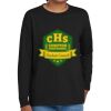Youth Heavy Cotton 100% Cotton Long Sleeve T Shirt Thumbnail