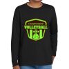 Youth Heavy Cotton 100% Cotton Long Sleeve T Shirt Thumbnail