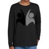 Youth Heavy Cotton 100% Cotton Long Sleeve T Shirt Thumbnail