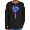 Youth Heavy Cotton 100% Cotton Long Sleeve T Shirt Thumbnail