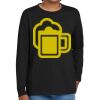 Youth Heavy Cotton 100% Cotton Long Sleeve T Shirt Thumbnail